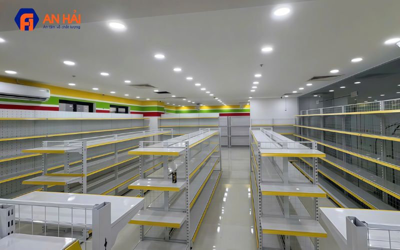 Ứng dụng của các loại kệ siêu thị
