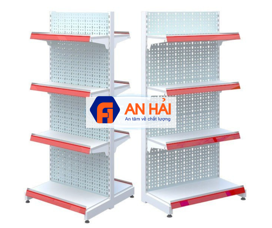 Kệ siêu thị đơn lưng tôn