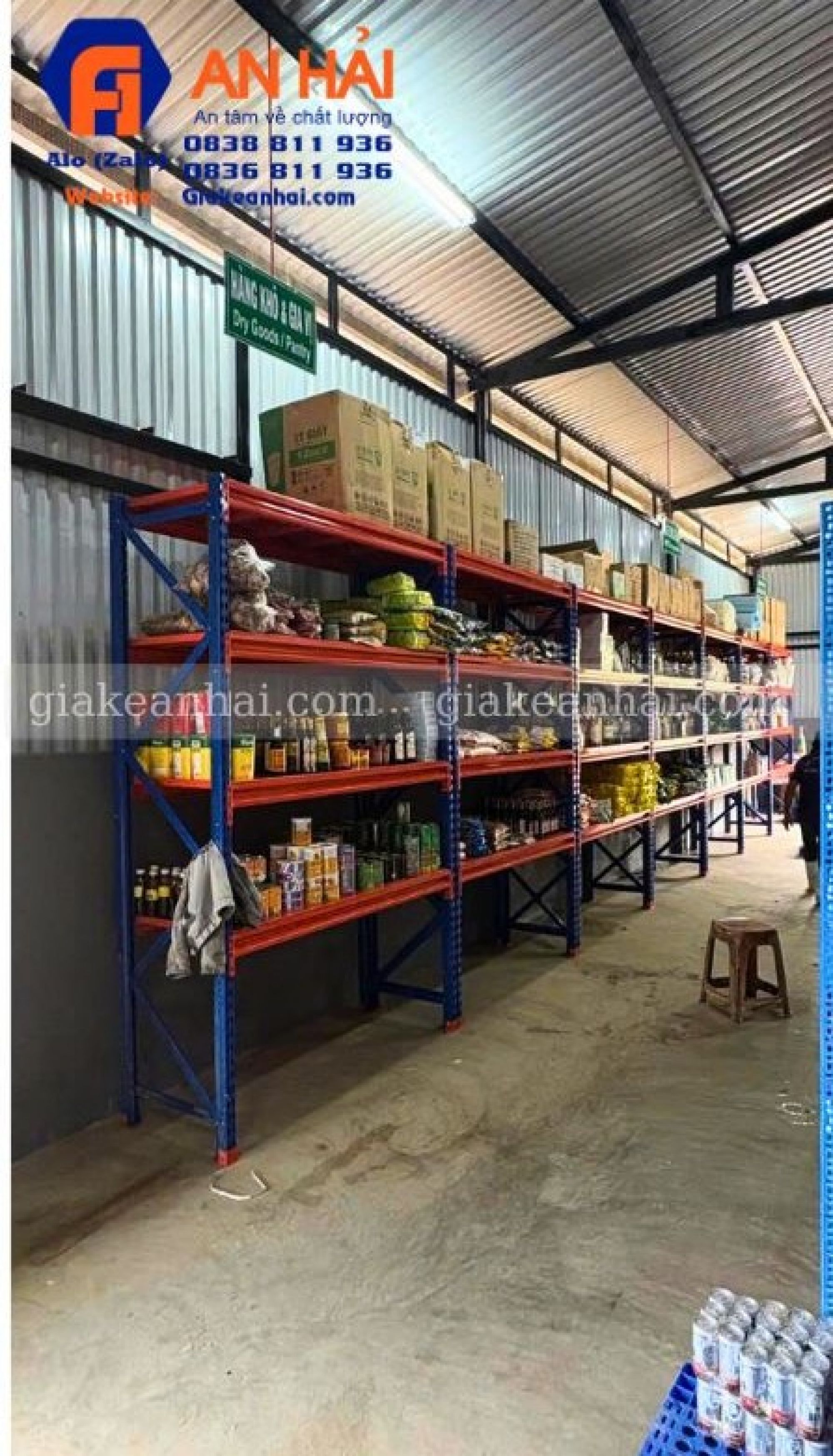 Dự &aacute;n lắp đặt kệ trung tải tại C&ocirc;ng Ty Du Lịch &ndash; Kho&aacute;ng N&oacute;ng Nha Trang