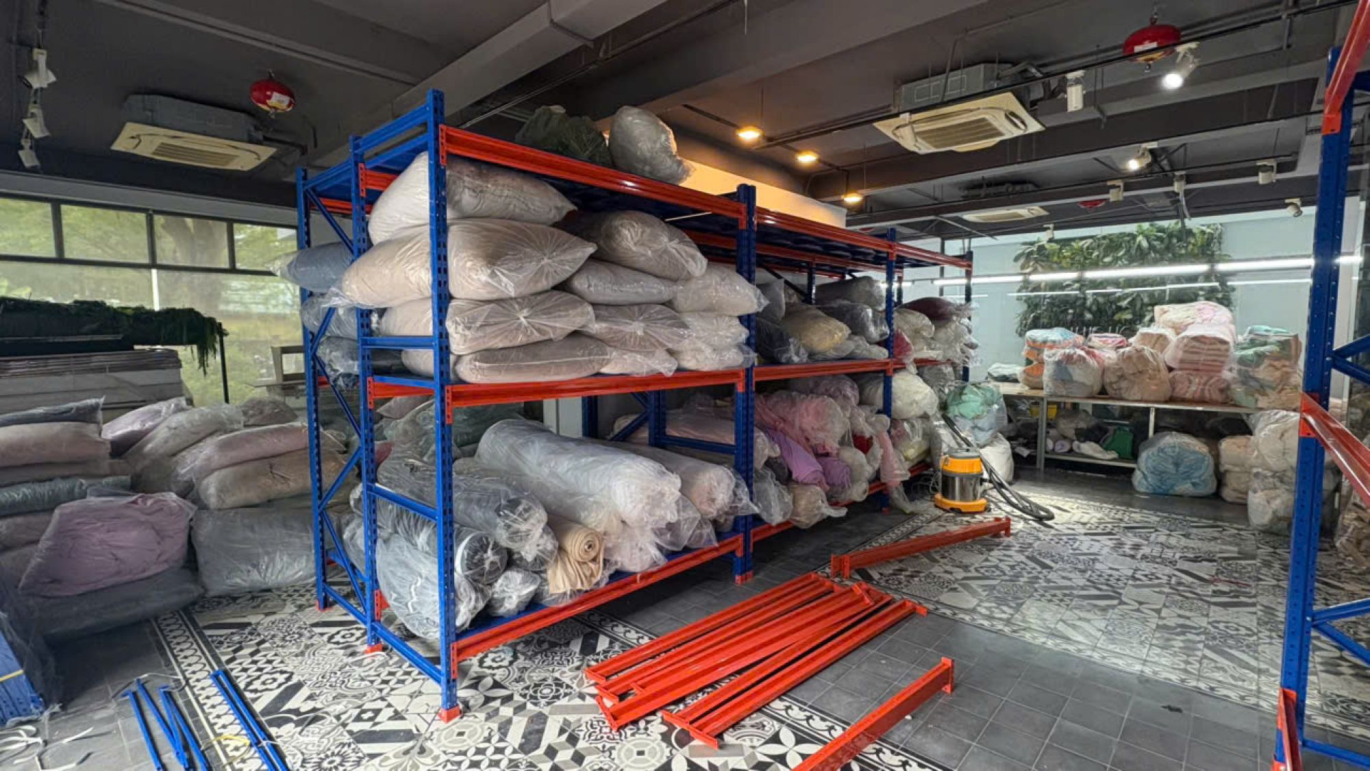 Dự án An Hải lắp kệ Double 3 chân cho Công ty TNHH G &amp; G