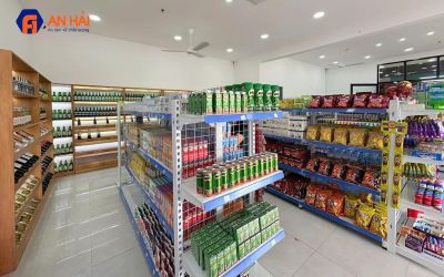 Tối ưu hóa không gian với quầy kệ trưng bày sản phẩm thông minh